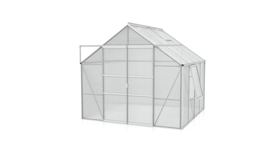 serre de jardin en polycarbonate double porte