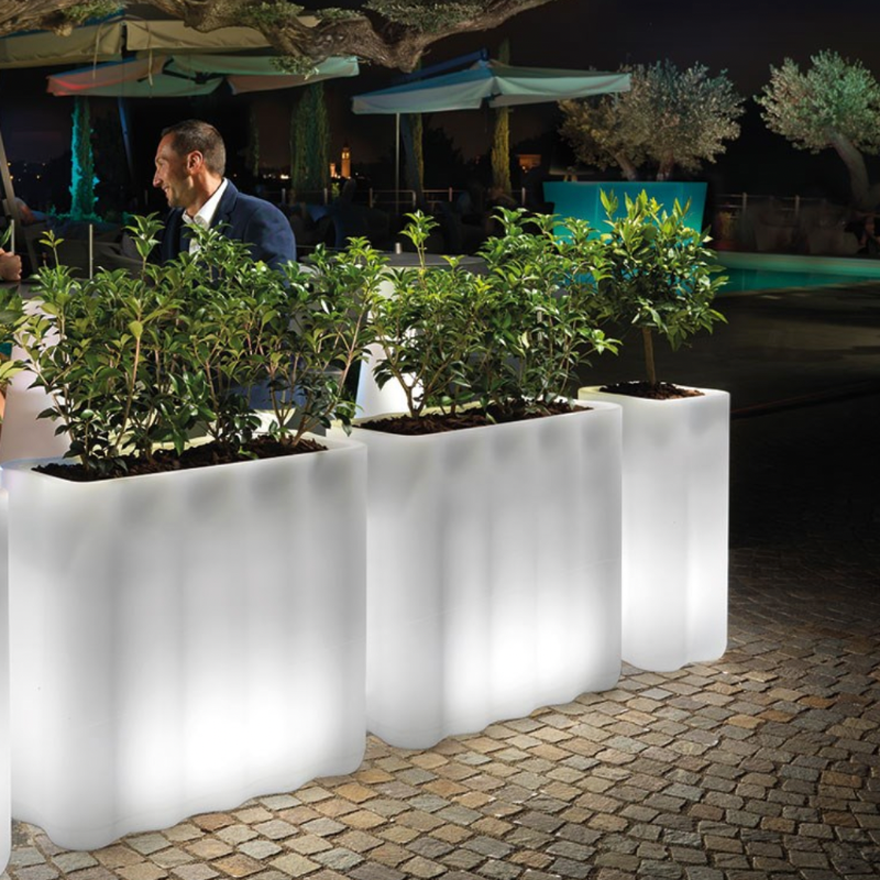 Jardinière Terrasse Nébula LED - Jardinière Lumineuse