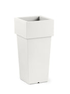 Pot Gemini Carré - 70 cm / Blanc - Cache Pot Carré Haut