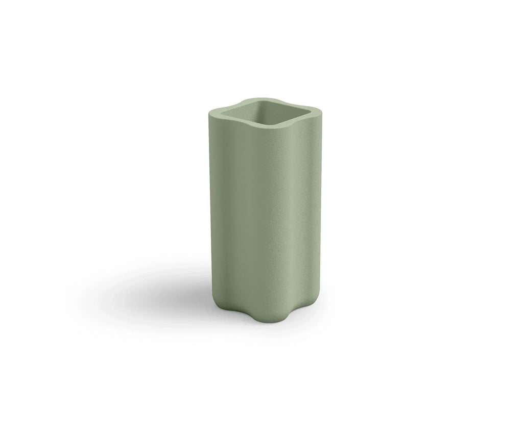 Pot Nébula - Jade - Pot de Fleurs Carré Haut 80 cm - Lyxo