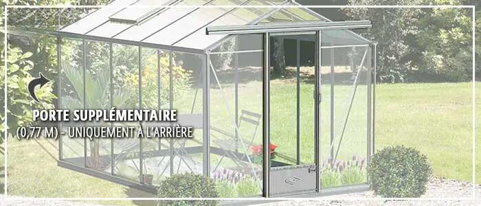 Serre Essentia 12,50 m² - Serre de Jardin avec Porte