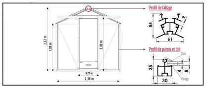 Serre Essentia 9 m² - Serre Moderne