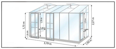 Serre - Mélissa 7,2m²
