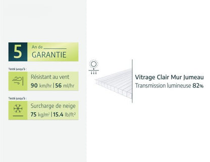 Serre - Essence 9 m²