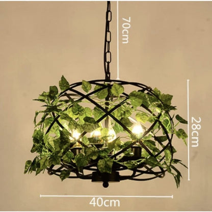 plafonniers vegetaux