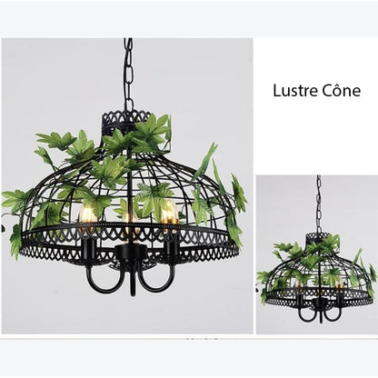 plafonniers vegetaux