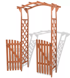 Arche de Jardin en Bois avec Porte