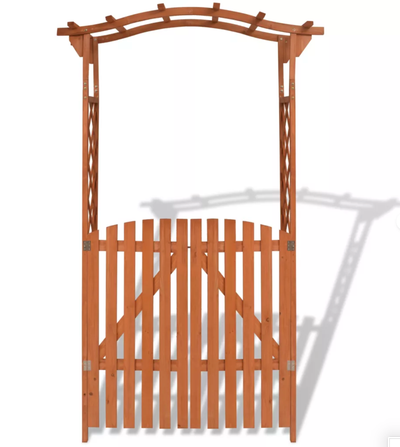 Arche de Jardin en Bois avec Porte