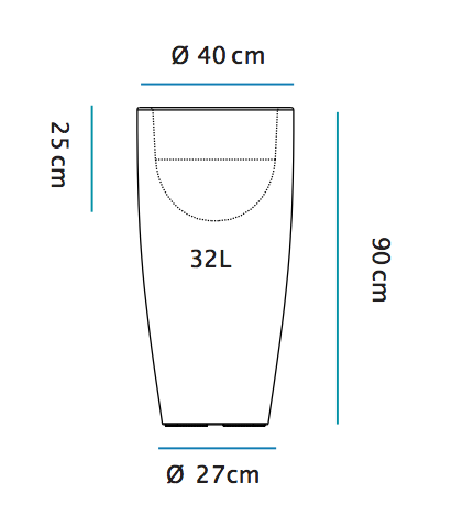 Pot - Bambou LED