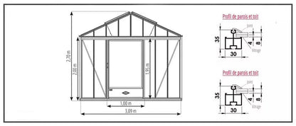 Serre - Luxia 9,60 m²