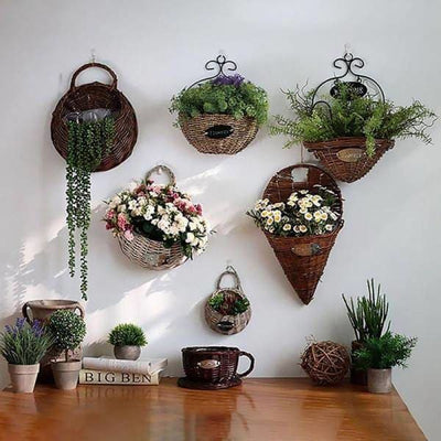 Panier Mural en Osier