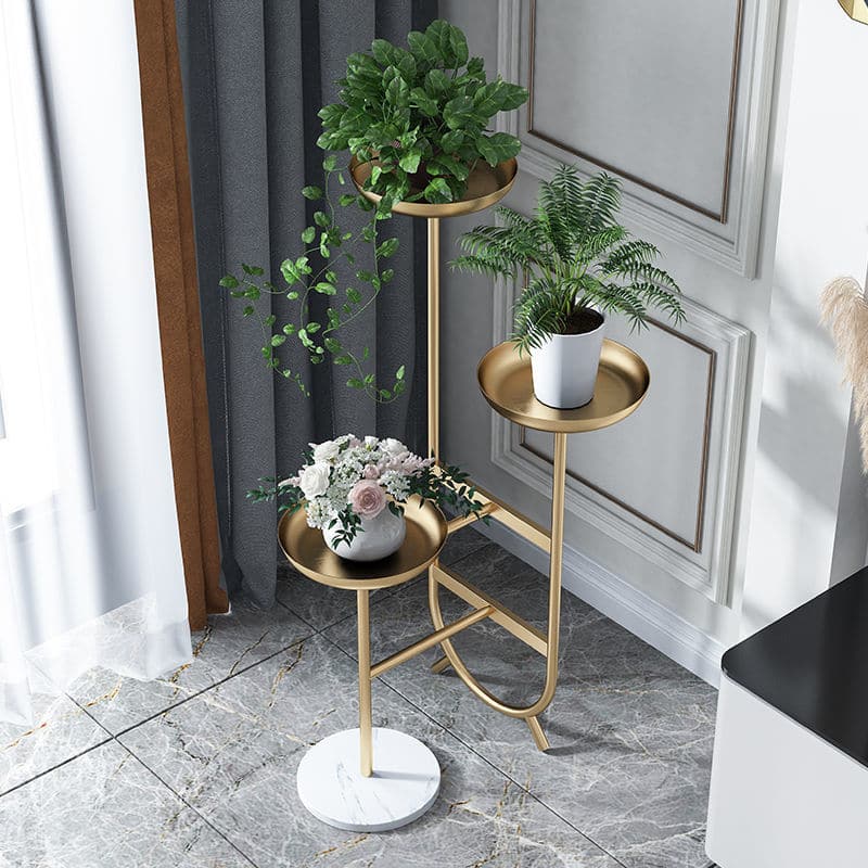 porte-plante-dore