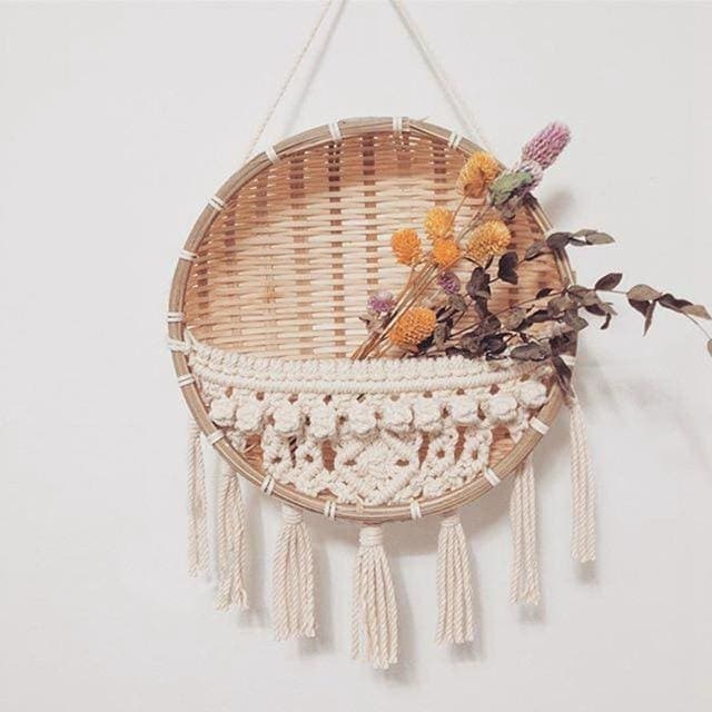 panier mural plante