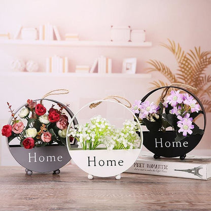 pot de fleurs mural interieur