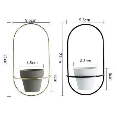 Pot de Fleurs Mural <br> Design Scandinave (x2)