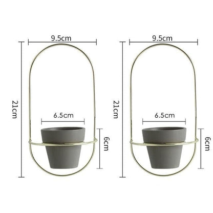 Pot de Fleurs Mural <br> Design Scandinave (x2)