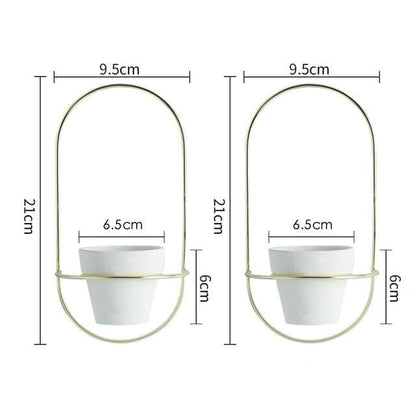 Pot de Fleurs Mural <br> Design Scandinave (x2)