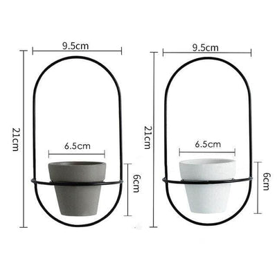Pot de Fleurs Mural <br> Design Scandinave (x2)