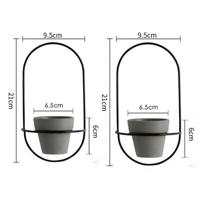 Pot de Fleurs Mural <br> Design Scandinave (x2)