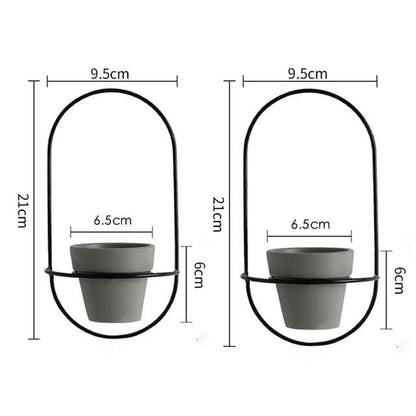 Pot de Fleurs Mural <br> Design Scandinave (x2)
