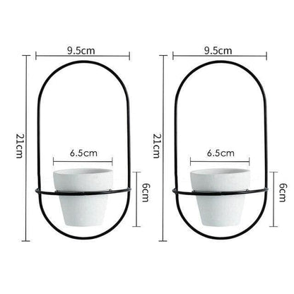 Pot de Fleurs Mural <br> Design Scandinave (x2)