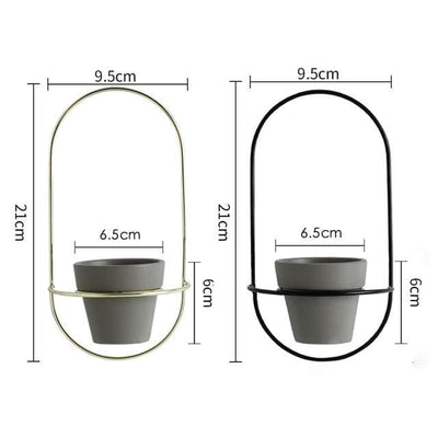 Pot de Fleurs Mural <br> Design Scandinave (x2)