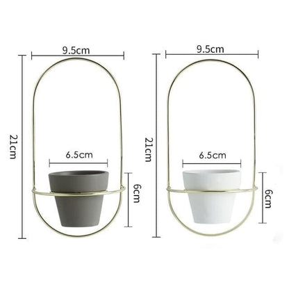 Pot de Fleurs Mural <br> Design Scandinave (x2)