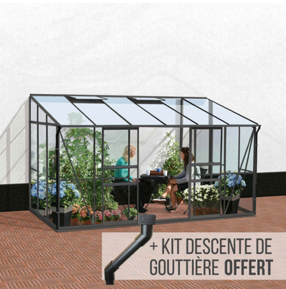 serre jardin veranda adossee